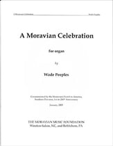 A Moravian Celebration Organ sheet music cover